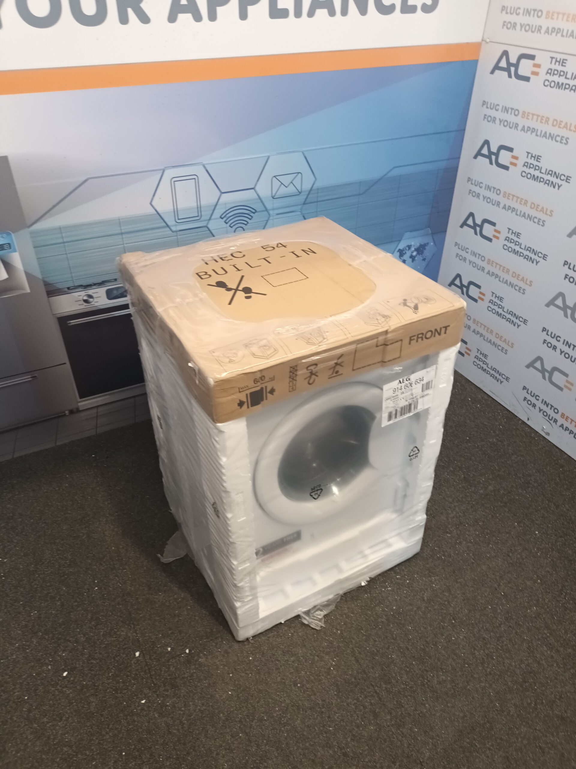 Washer Dryer AEG 6000 LX6WG74634BI Integrated 7 kg - White - The ...