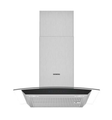 Siemens Cooker Hood LC67AFM50B 60cm Wall Mounted Chimney IQ300 Curved Glass