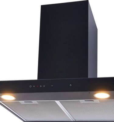 Cooker Hood AEG 8000 Series DBE5681HR 60cm Wide Matt Black Chimney