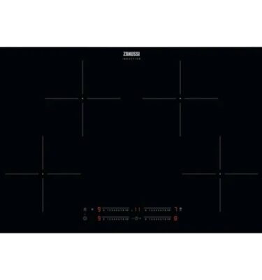 Zanussi Induction Hob ZIAN844K Series 60 78cm Wide 4 Zone With Hod2Hood