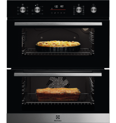 Electrolux Double Oven EDFDC46UX Built In Electric With SurroundCook Silver