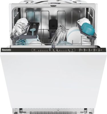 Dishwasher Iberna II3E53E0B-80 Integrated Full Size 60cm Black Control Panel