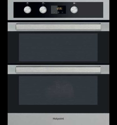 Oven Hotpoint DKU5541JCIX Class 5 Built Under Electric Double Oven - Stainless Steel