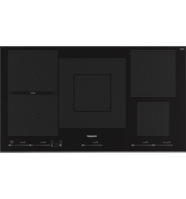 Hotpoint TT1090BA 90cm 5 Zone Flex Black Induction Hob