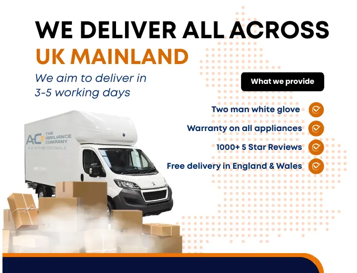 The Appliance Company delivery all across UK Mainland