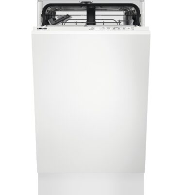 Dishwasher Zanussi ZSLN1211Integrated Slimline - White Control Panel - 9 Place Settings