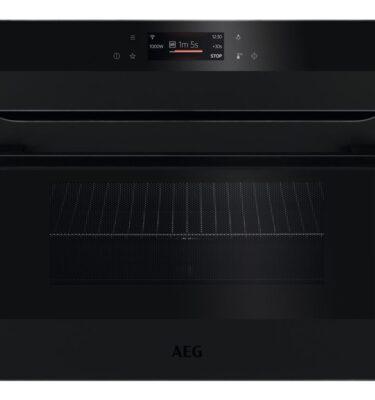 Oven AEG KMK768080T Matt Black Connected Combination Oven and Microwave