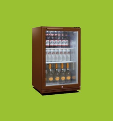 Drinks Fridge Husky C1H-900-BN-UK-HU 133L Capacity Brown With Glass Door