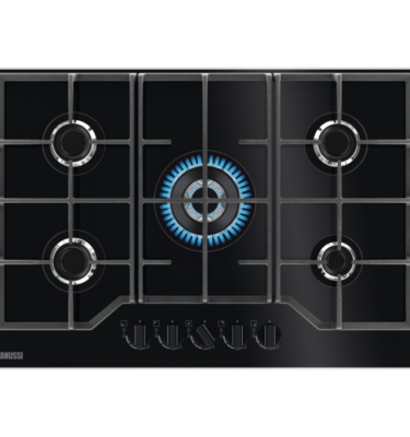 Gas Hob Zanussi ZGGN755K Series 60 GOG line 750mm Built-in Gas on Glass