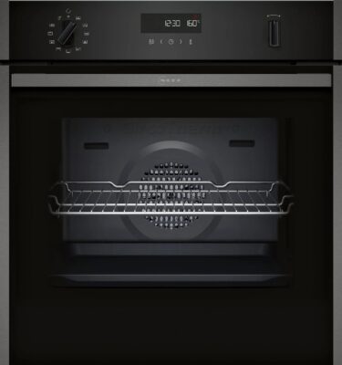 Neff N50 B2ACH7AG7B Built In Self Cleaning Electric Single Oven, Graphite-grey