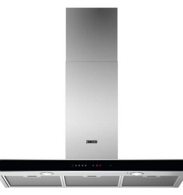 Zanussi Cooker Hood ZFT919Y 900mm Wide Stainless Steel Extractor Fan