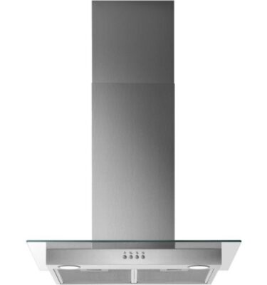 Zanussi Cooker Hood ZHC62653XA 60cm Square Glass Chimney Extractor Fan