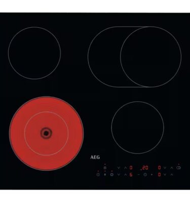 Oven AEG 5000 IKX64301CB 59 cm Electric Induction Hob - Black