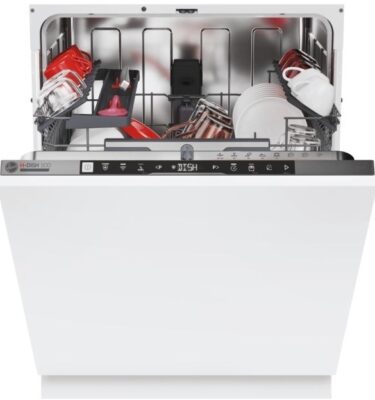 Dishwasher Hoover H-DISH 500 HI5C6F0S-80 Fully Integrated Full Size  - Silver Control panel