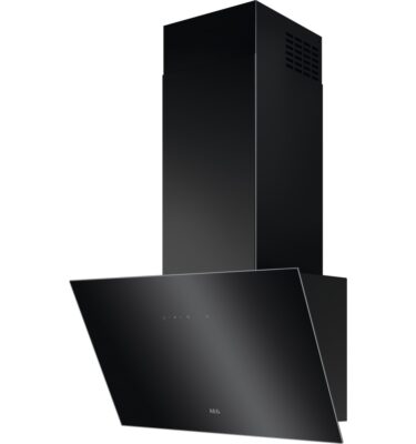 Cooker Hood AEG DVX5661HB 8000 Hob2Hood 60cm Chimney , Black, A Rated