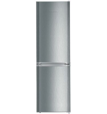 Liebherr Fridge Freezer CUELE3331 Freestanding Silver 55cm Wide With SmartFrost