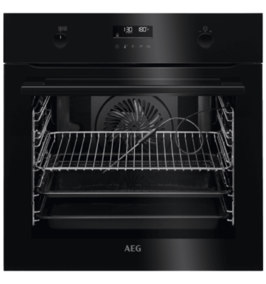 Oven AEG SteamBake BPK556260B Electric Pyrolytic Oven - Black